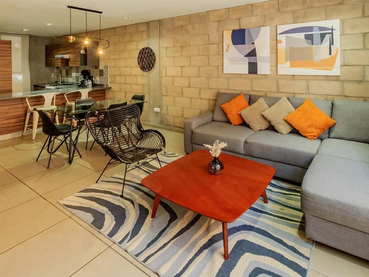 Modern Design Loft W Gym Coworking 2 Bd 102 Apartment Guadalajara Mexico